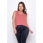 Cropped Linho Mullet Pimenta Rosa