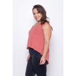 Cropped Linho Mullet Pimenta Rosa