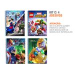 Adesivo Caderno Lego Super Heróis