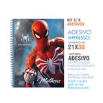 Adesivo Caderno Homem Aranha