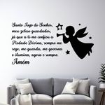 Adesivo Anjo da Guarda Oração para Parede