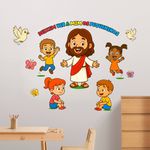 Adesivo de Jesus Desenho Infantil para Parede