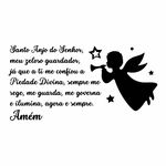 Adesivo Anjo da Guarda Oração para Parede