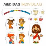 Adesivo de Jesus Desenho Infantil para Parede