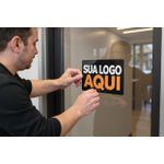  Adesivo Personalizado - 10cmx10cm - 50 unidades