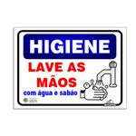 Adesivo Lave as Mãos