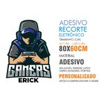 Adesivo parede Gamer personalizado com nome