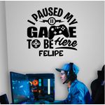 Adesivo parede Gamer to be