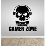 Adesivo parede Gamer zone 