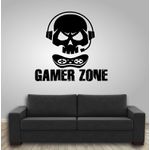 Adesivo parede Gamer zone 