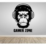Adesivo parede Gamer monkey