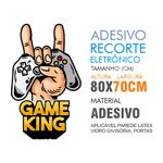 Adesivo parede Gamer king