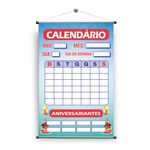 Banner Pedagógico Calendário Aniversariantes