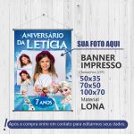 Banner Aniversário Infantil Frozen