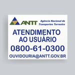 Adesivo Antt atendimento ao usuario ouvidoria 