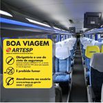 Adesivo Artesp obrigatório atendimento usuario 