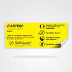 Adesivo Artesp obrigatório Seguro Dpvat 