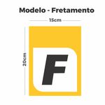Adesivo Fretamento F Obrigatório Artesp 