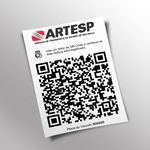 Adesivo Artesp obrigatório QRcode