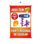 Banner recarga de celular e chip