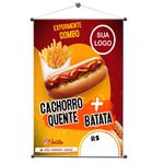 Banner Combo Hot Dog e Batata