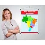 Banner Pedagógico mapas estados brasileiros mod. 3008