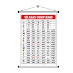Banner pedagógico kit silabas simples -silabas complexa mod.3015