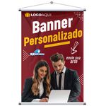 Banner Personalizado 78cmx152cm - 2 unidades