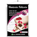 Banner salão manicure pedicure mod.33