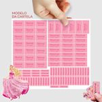 Etiqueta Escolar Barbie Kit/109 Unid