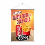 Banner Combo Batata Frita + Coca-Cola