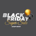 Adesivo Vitrine Black friday Super Sale Shop Now