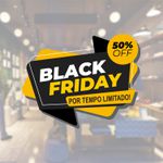 Adesivo Para Vitrine Black Friday 50 % OFF 