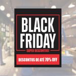 Adesivo Para Vitrine Black Friday Descontos de até 70 % OFF 