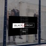 Adesivo Para Vitrine Black Sale Friday Descontos de até 70%