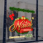 Adesivo Para Vitrine Natal Encantado Descontos de até 50%