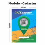 Adesivo Cadastur obrigatorio