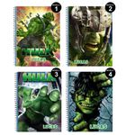 ADESIVO DE CADERNO HULK