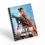 ADESIVO DE CADERNO FREE FIRE