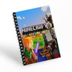 ADESIVO DE CADERNO MINECRAFT