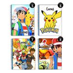 Adesivo Caderno Pokemon 6unid