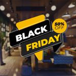 Adesivo Para Vitrine Black Friday