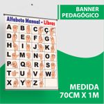 Banner Pedagógico Alfabeto em Libras