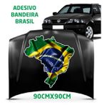 Adesivo Bandeira Do Brasil Capô