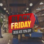 Adesivo Vitrine Black Friday Desc até 70% OFF