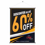 Banner Descontos de até 60% OFF