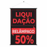 Banner Liquidação Relâmpago 50%