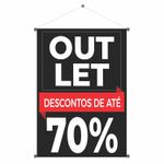 Banner OUTLET descontos de até 70%