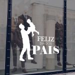 Adesivo Para Vitrine Dia dos Pais