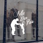 Adesivo Para Vitrine Dia dos Pais